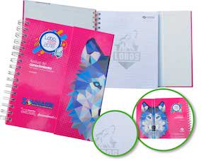 CUADERNO IMPRESO CON SOLAPA